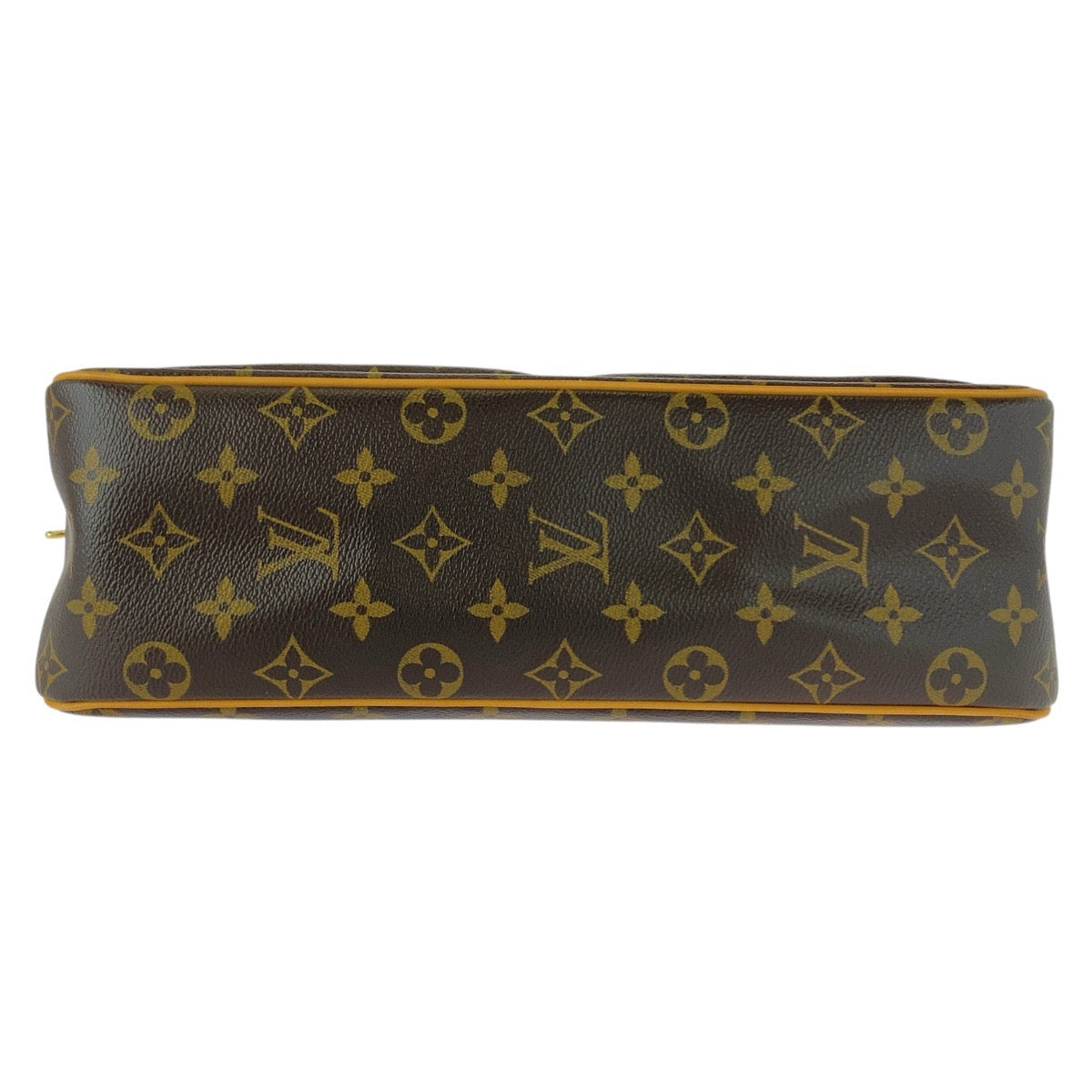 20670
LOUIS VUITTON ルイヴィトン モノグラム ヴィバシテGM ブラウン ベージュ ゴールド金具 PVC / レザー M51163 ショルダーバッグ レディース A128