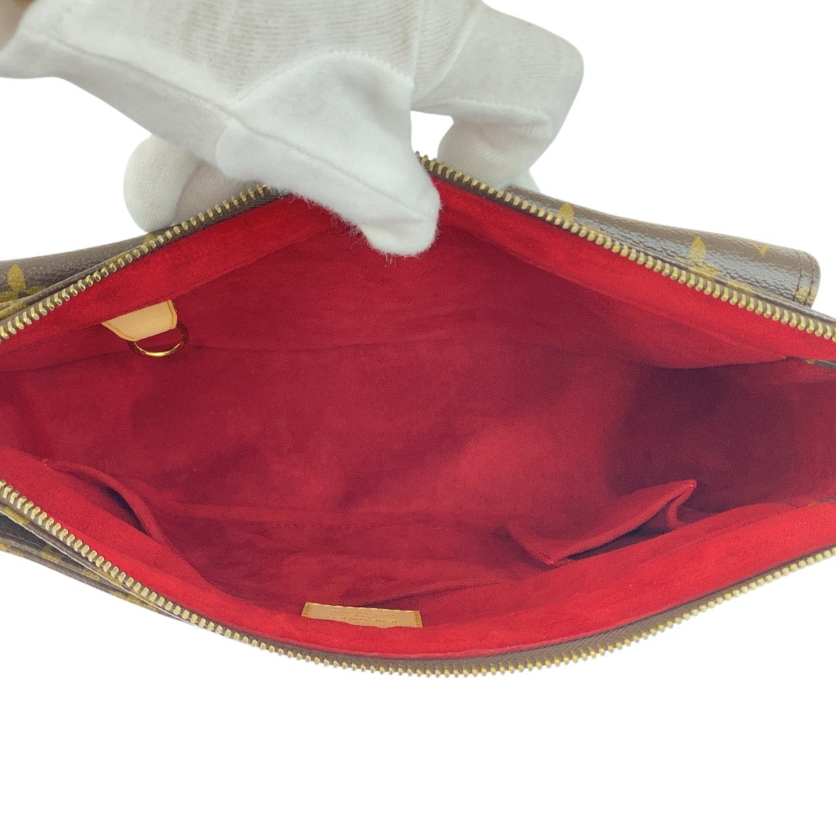 20670
LOUIS VUITTON ルイヴィトン モノグラム ヴィバシテGM ブラウン ベージュ ゴールド金具 PVC / レザー M51163 ショルダーバッグ レディース A128