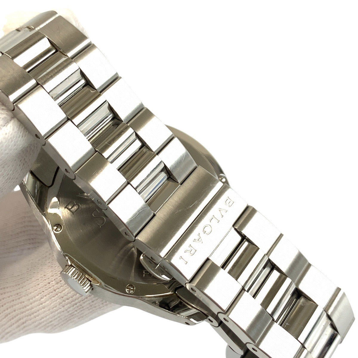 20674
BVLGARI ブルガリ ソロテンポ シルバー ステンレススチール ST37S 腕時計 クオーツ クオーツ シルバー文字盤 メンズ ABP68