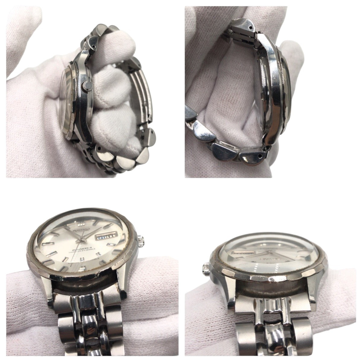 20675
SEIKO セイコー ビジネスエース シルバー ステンレス 8346.9010 腕時計 男女兼用 自動巻き メンズ AB10