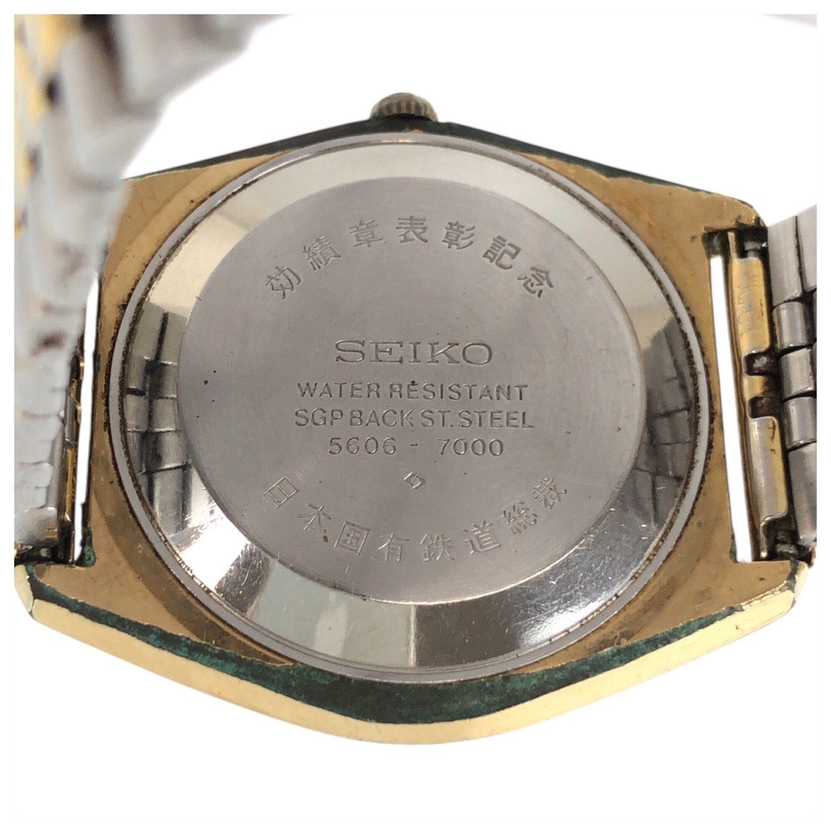20676
SEIKO セイコー LM ロードマチック シルバー ゴールド ステンレス 5606-7000 腕時計 男女兼用 自動巻き シルバー文字盤 メンズ BC3