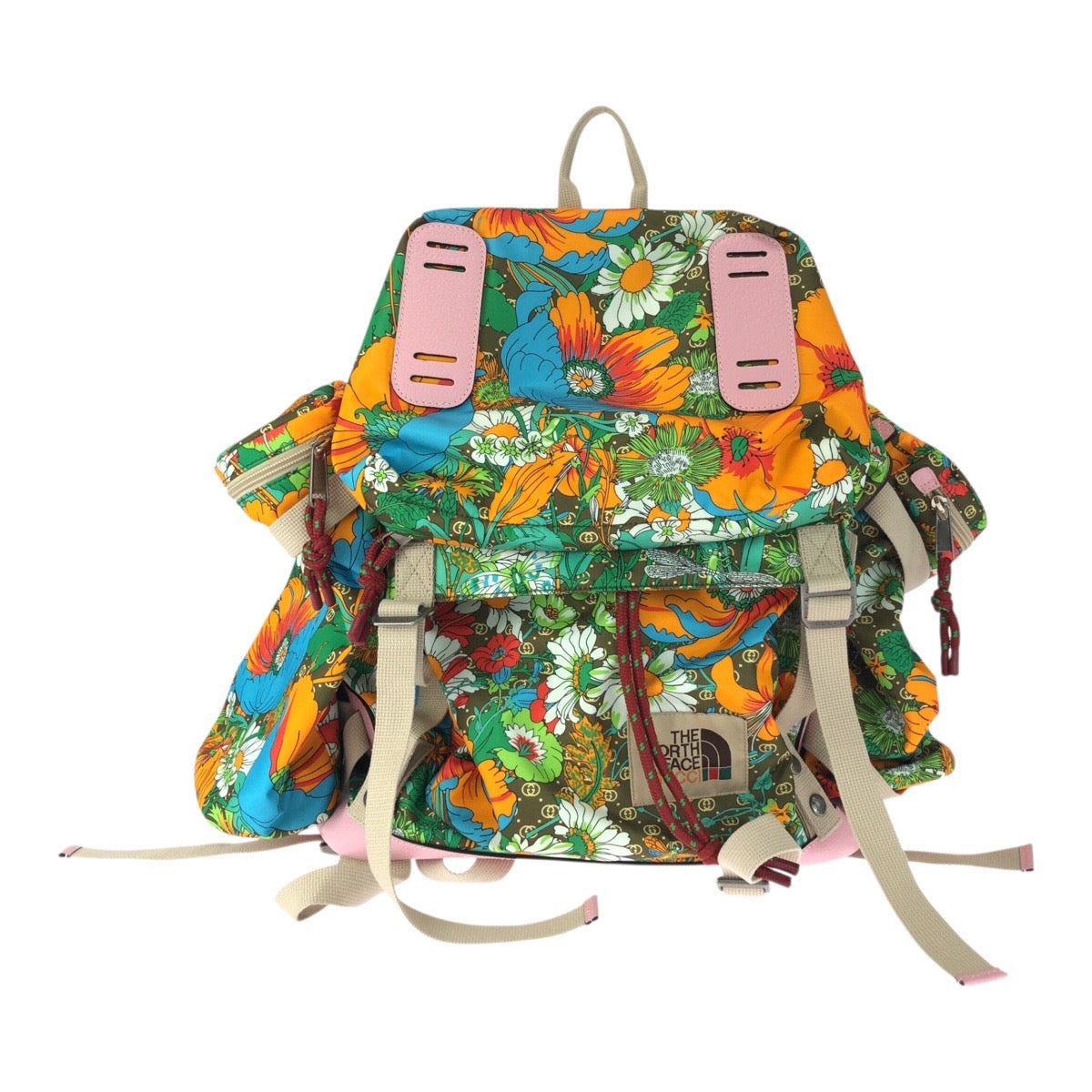 20678
GUCCI グッチ ノースフェイス フラワー マルチカラー ポリエステル / コットン / レザー 650294 リュック・デイパック バックパック レディース A145