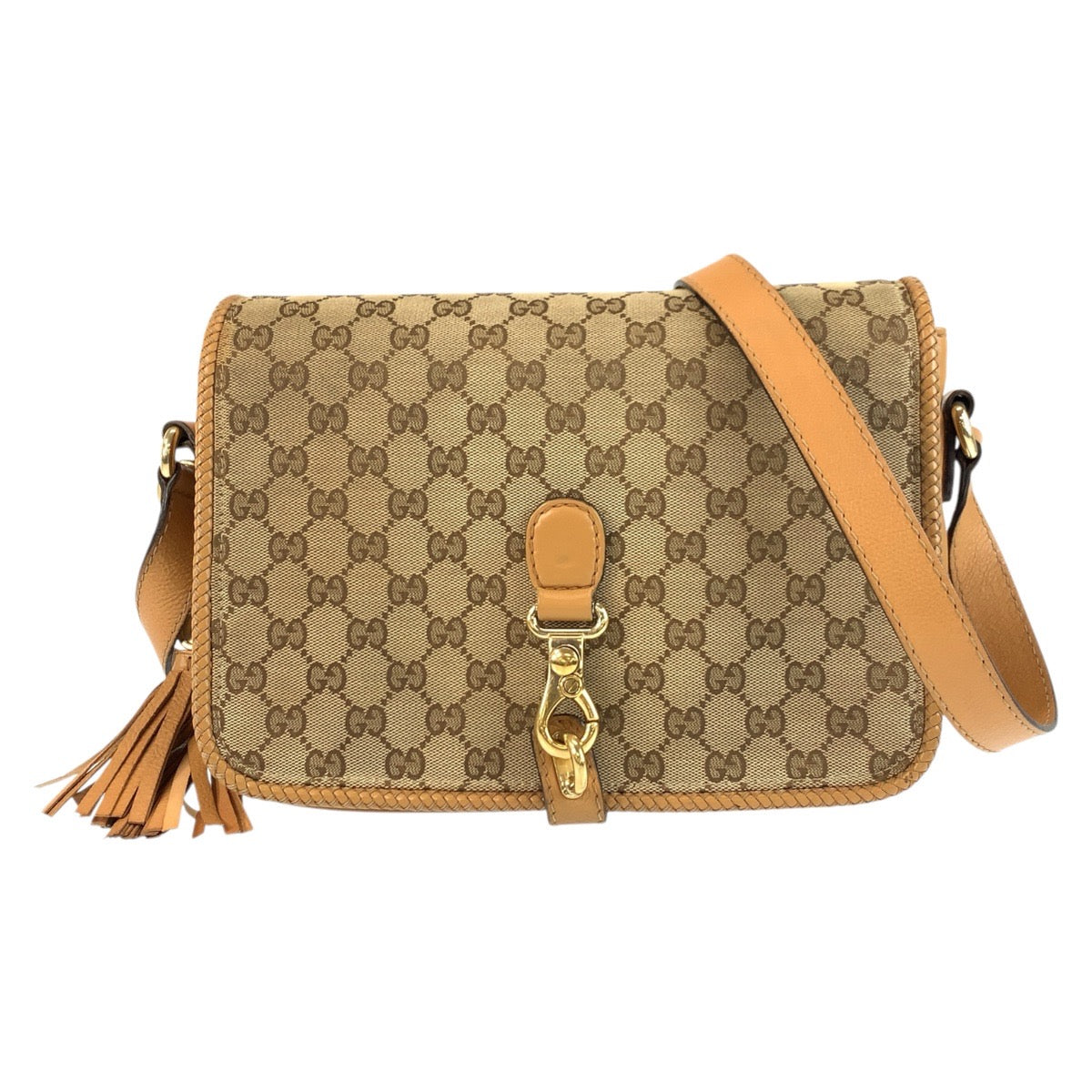 20683
GUCCI グッチ マラケシュ ベージュ ゴールド金具 GGキャンバス / レザー 257024 ショルダーバッグ メッセンジャーバッグ レディース ABP64