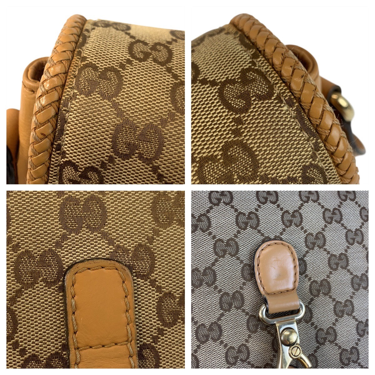 20683
GUCCI グッチ マラケシュ ベージュ ゴールド金具 GGキャンバス / レザー 257024 ショルダーバッグ メッセンジャーバッグ レディース ABP64