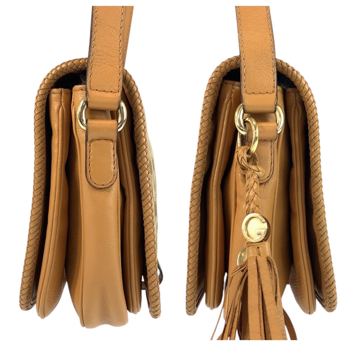 20683
GUCCI グッチ マラケシュ ベージュ ゴールド金具 GGキャンバス / レザー 257024 ショルダーバッグ メッセンジャーバッグ レディース ABP64