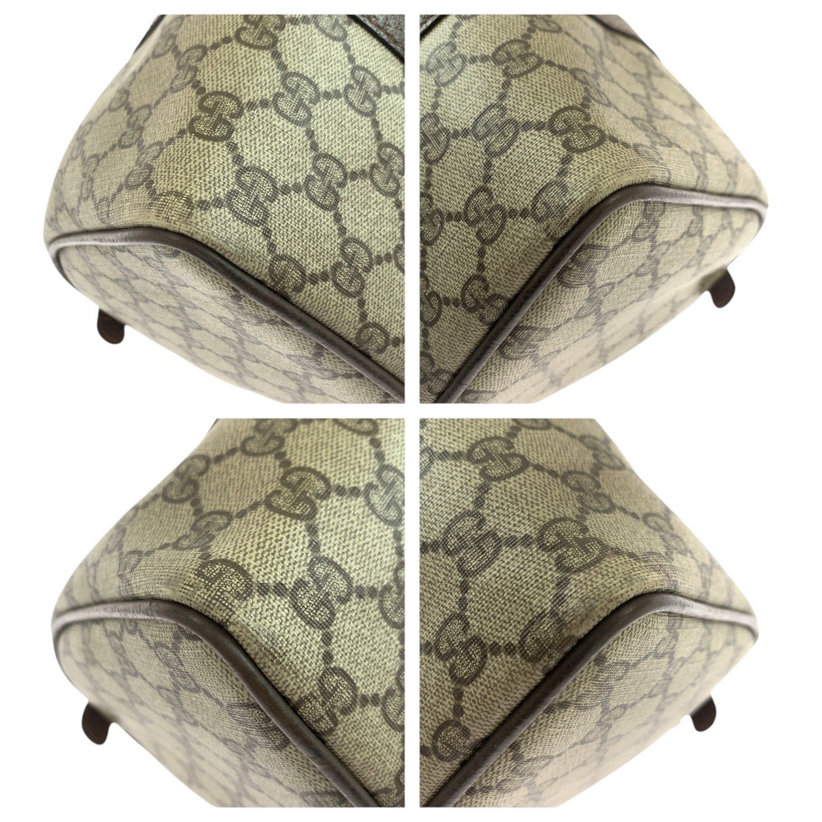 20688
GUCCI グッチ ヴィンテージ シェリーライン オールドグッチ ベージュ ブラウン ゴールド金具 GGスプリームキャンバス / レザー 24 02 007 ハンドバッグ ミニボストンバッグ レディース ABP40