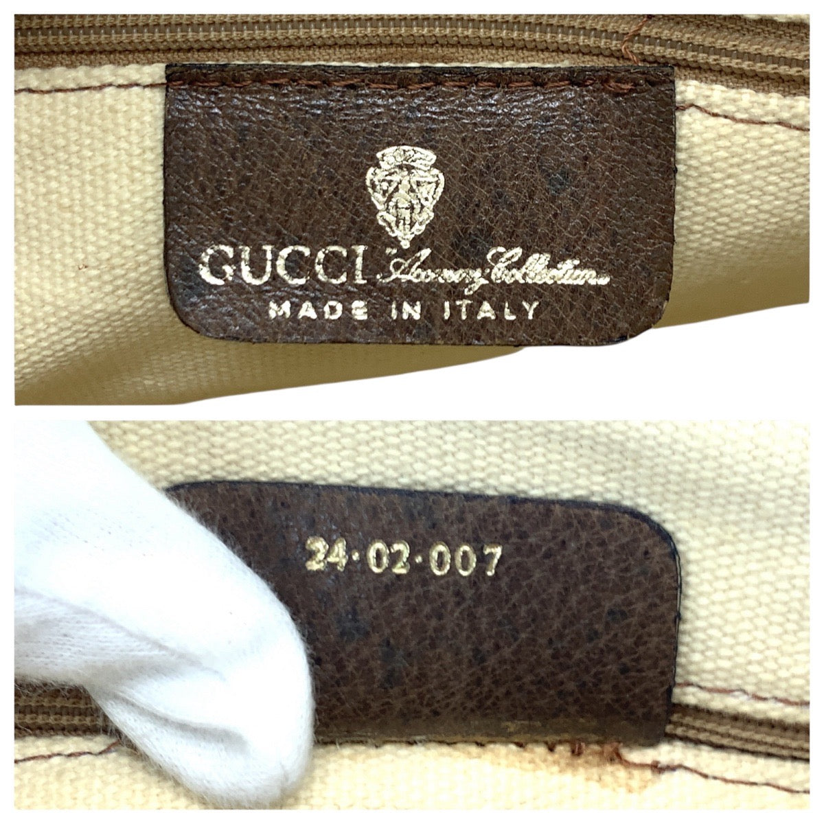 20688
GUCCI グッチ ヴィンテージ シェリーライン オールドグッチ ベージュ ブラウン ゴールド金具 GGスプリームキャンバス / レザー 24 02 007 ハンドバッグ ミニボストンバッグ レディース ABP40
