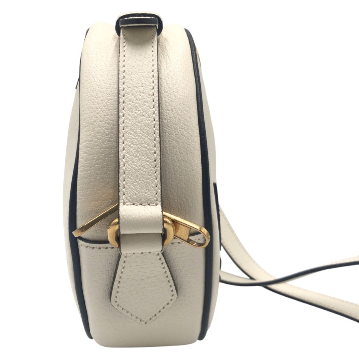 20690
GUCCI グッチ アディダスコラボ マーモント ホワイト ブラック 黒 レザー G038041801 ショルダーバッグ レディース A100
