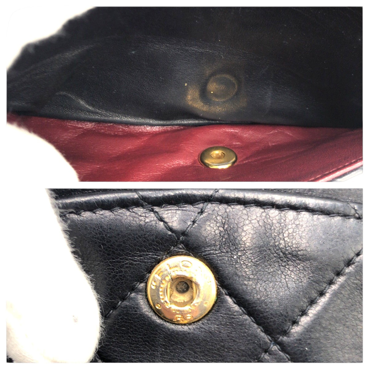 20694
CHANEL シャネル マトラッセ25 ココマーク ターンロック ブラック 黒 レザー ショルダーバッグ チェーンショルダーバッグ レディース AB250