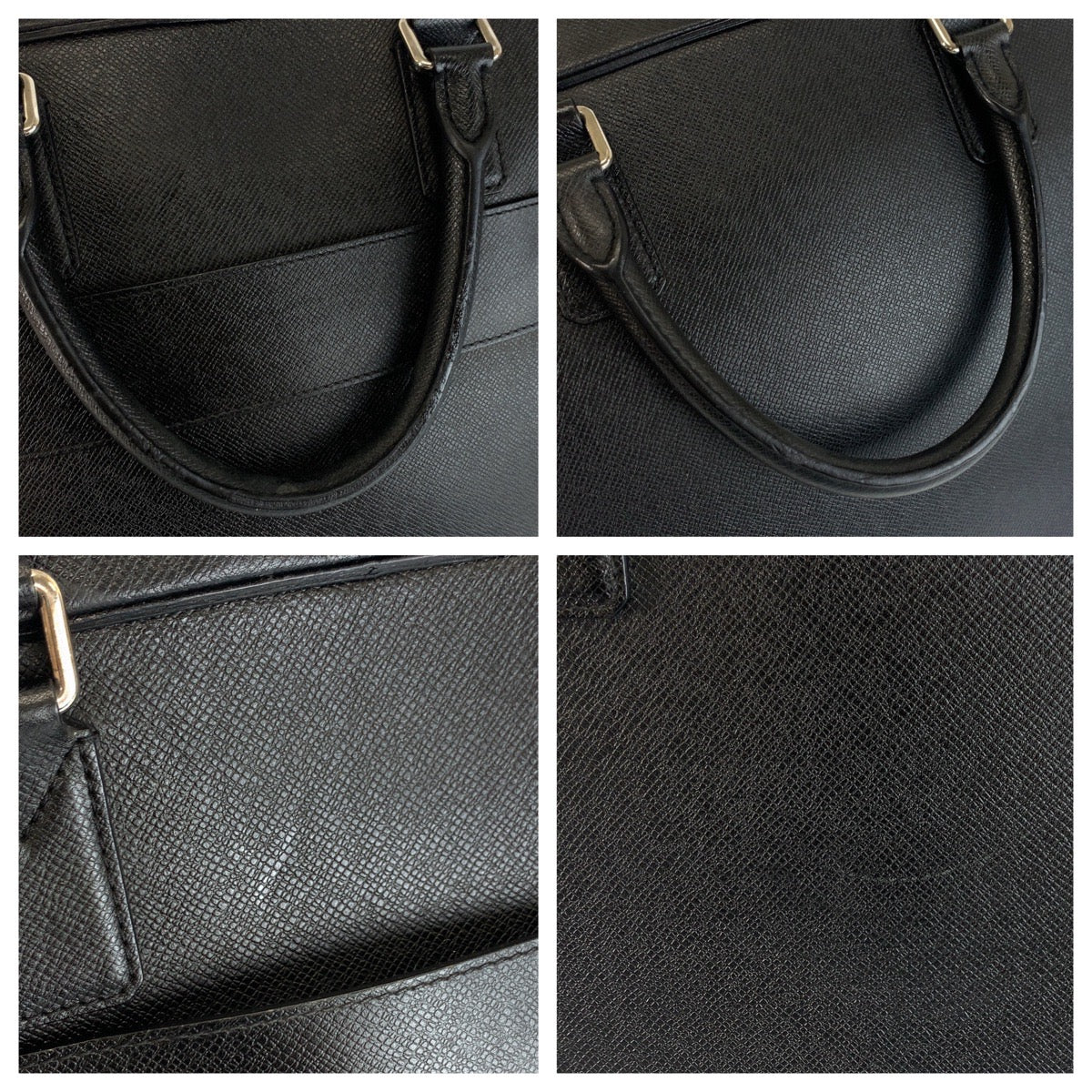 20695
LOUIS VUITTON ルイヴィトン タイガ ネオ イゴール ブラック 黒 シルバー金具 レザー M32782 ビジネスバッグ ブリーフケース メンズ AB63