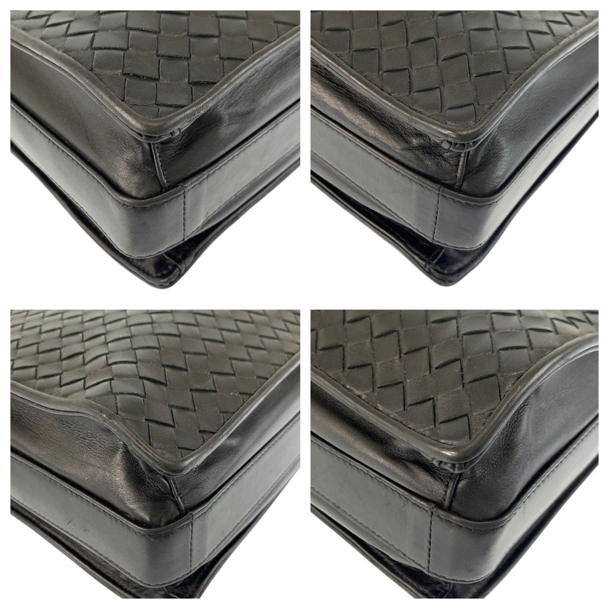 20696
BOTTEGAVENETA ボッテガヴェネタ イントレチャート ブラック 黒 レザー B08062446M ビジネスバッグ ブリーフケース メンズ ABP72