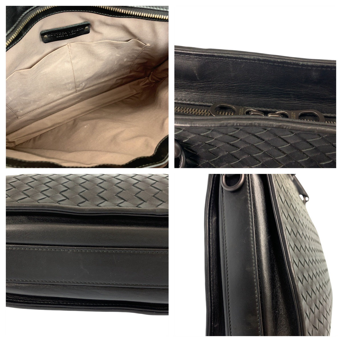 20696
BOTTEGAVENETA ボッテガヴェネタ イントレチャート ブラック 黒 レザー B08062446M ビジネスバッグ ブリーフケース メンズ ABP72