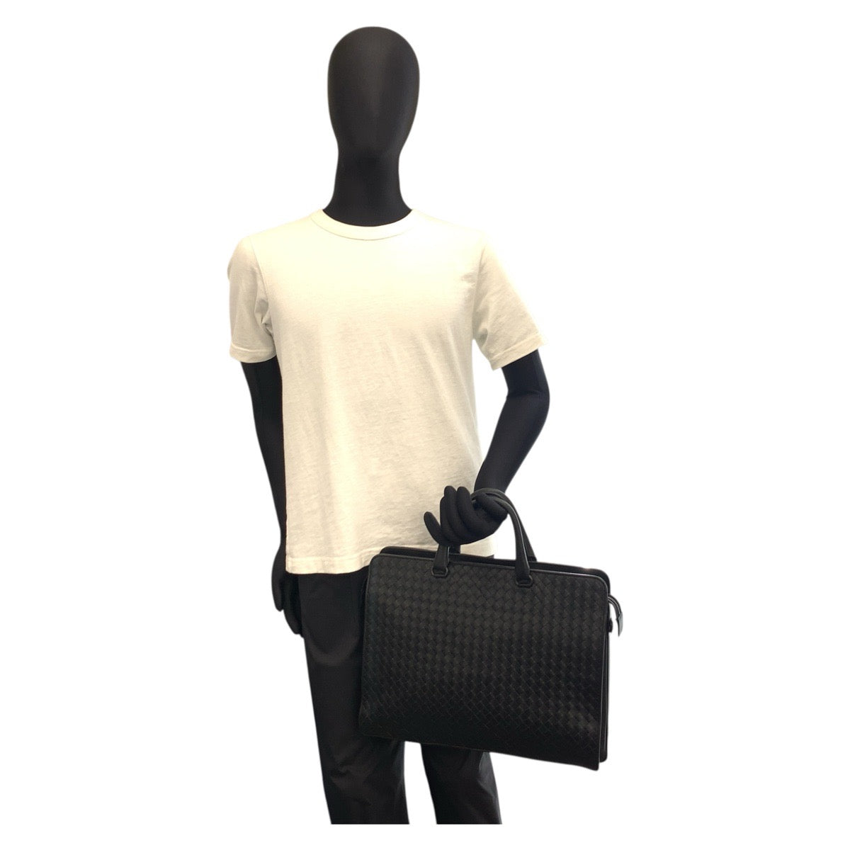 20696
BOTTEGAVENETA ボッテガヴェネタ イントレチャート ブラック 黒 レザー B08062446M ビジネスバッグ ブリーフケース メンズ ABP72