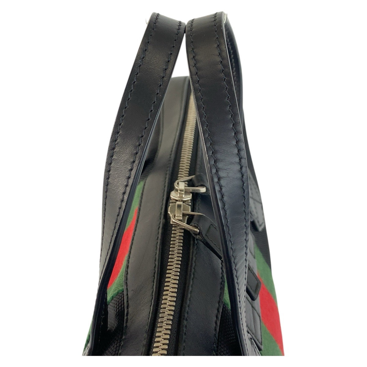 20700
GUCCI グッチ シェリーライン ブラック 黒 シルバー金具 キャンバス / レザー 387102 ビジネスバッグ ブリーフケース メンズ ABP56