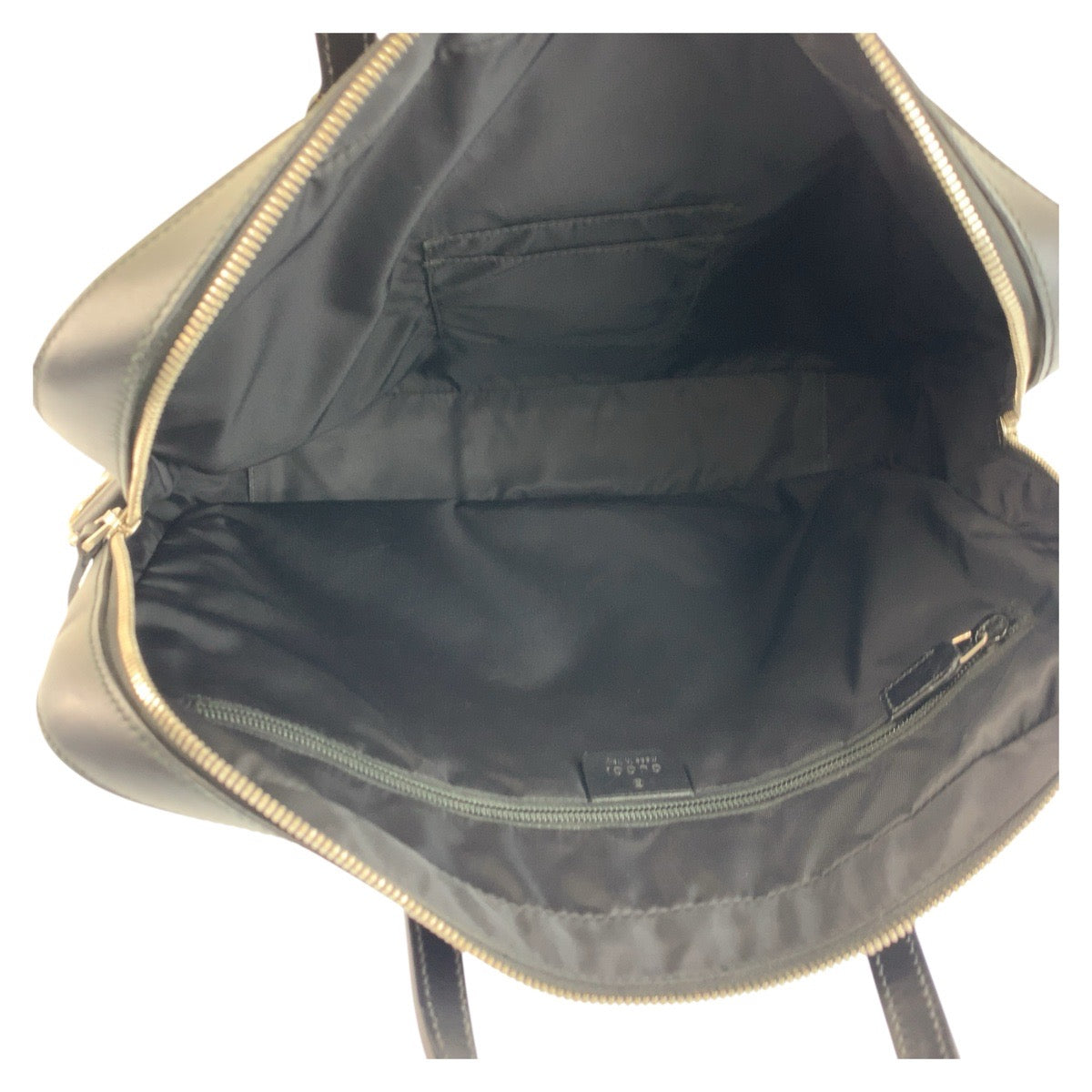 20700
GUCCI グッチ シェリーライン ブラック 黒 シルバー金具 キャンバス / レザー 387102 ビジネスバッグ ブリーフケース メンズ ABP56