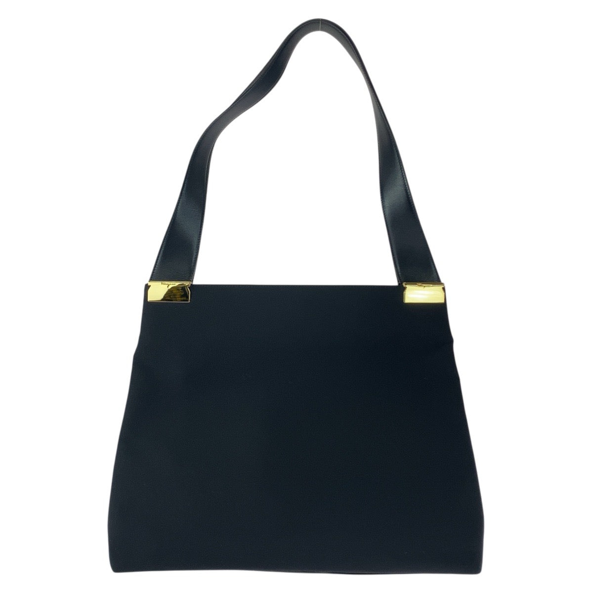 20718
Salvatore Ferragamo サルヴァトーレフェラガモ ブラック 黒 ゴールド金具 キャンバス / レザー BA21 8813 トートバッグ ショルダーバッグ レディース A10