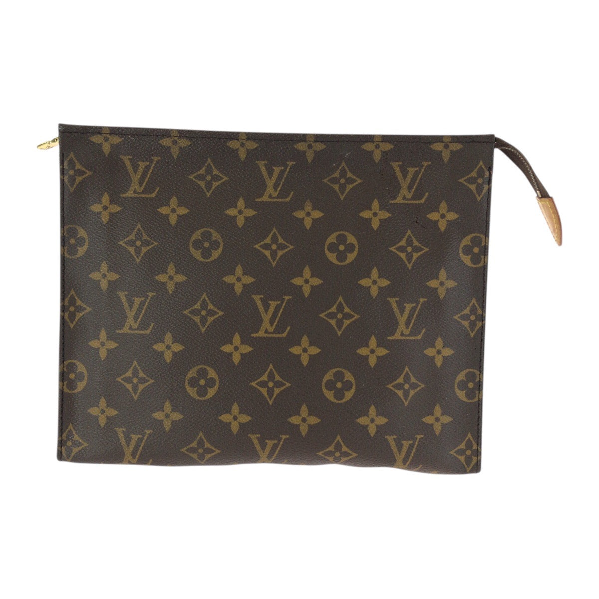 20721
LOUIS VUITTON ルイヴィトン モノグラム ポッシュトワレ ブラウン ゴールド金具 PVC M47542 クラッチバッグ セカンドバッグ メンズ BC16