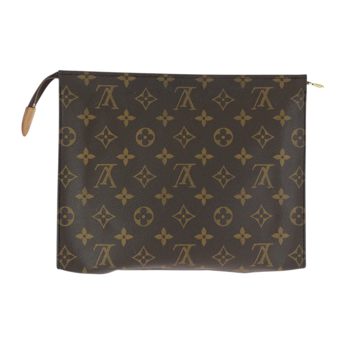 20721
LOUIS VUITTON ルイヴィトン モノグラム ポッシュトワレ ブラウン ゴールド金具 PVC M47542 クラッチバッグ セカンドバッグ メンズ BC16