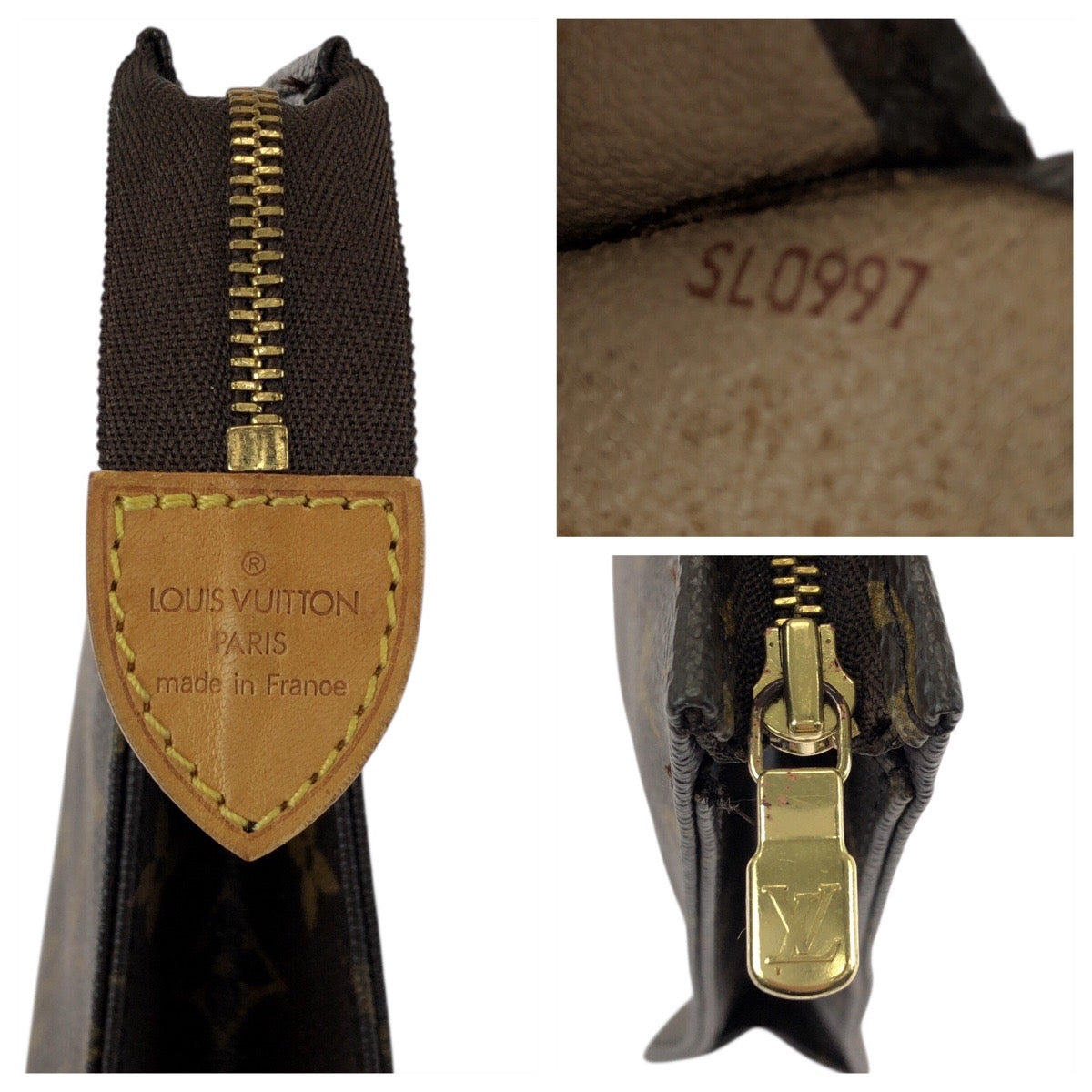 20721
LOUIS VUITTON ルイヴィトン モノグラム ポッシュトワレ ブラウン ゴールド金具 PVC M47542 クラッチバッグ セカンドバッグ メンズ BC16