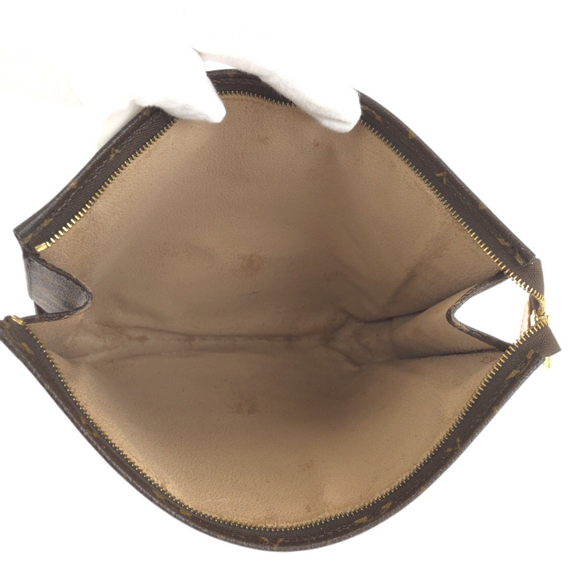 20721
LOUIS VUITTON ルイヴィトン モノグラム ポッシュトワレ ブラウン ゴールド金具 PVC M47542 クラッチバッグ セカンドバッグ メンズ BC16