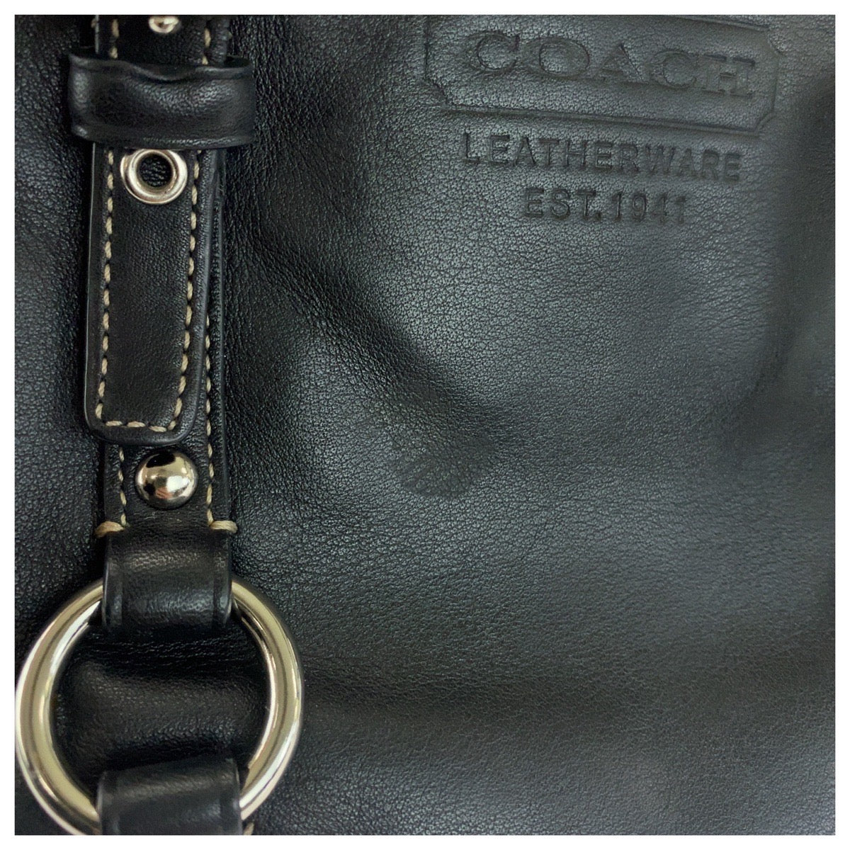 20723
COACH コーチ ブラック 黒 シルバー金具 レザー F0894-F12343 トートバッグ ショルダーバッグ レディース ABP6