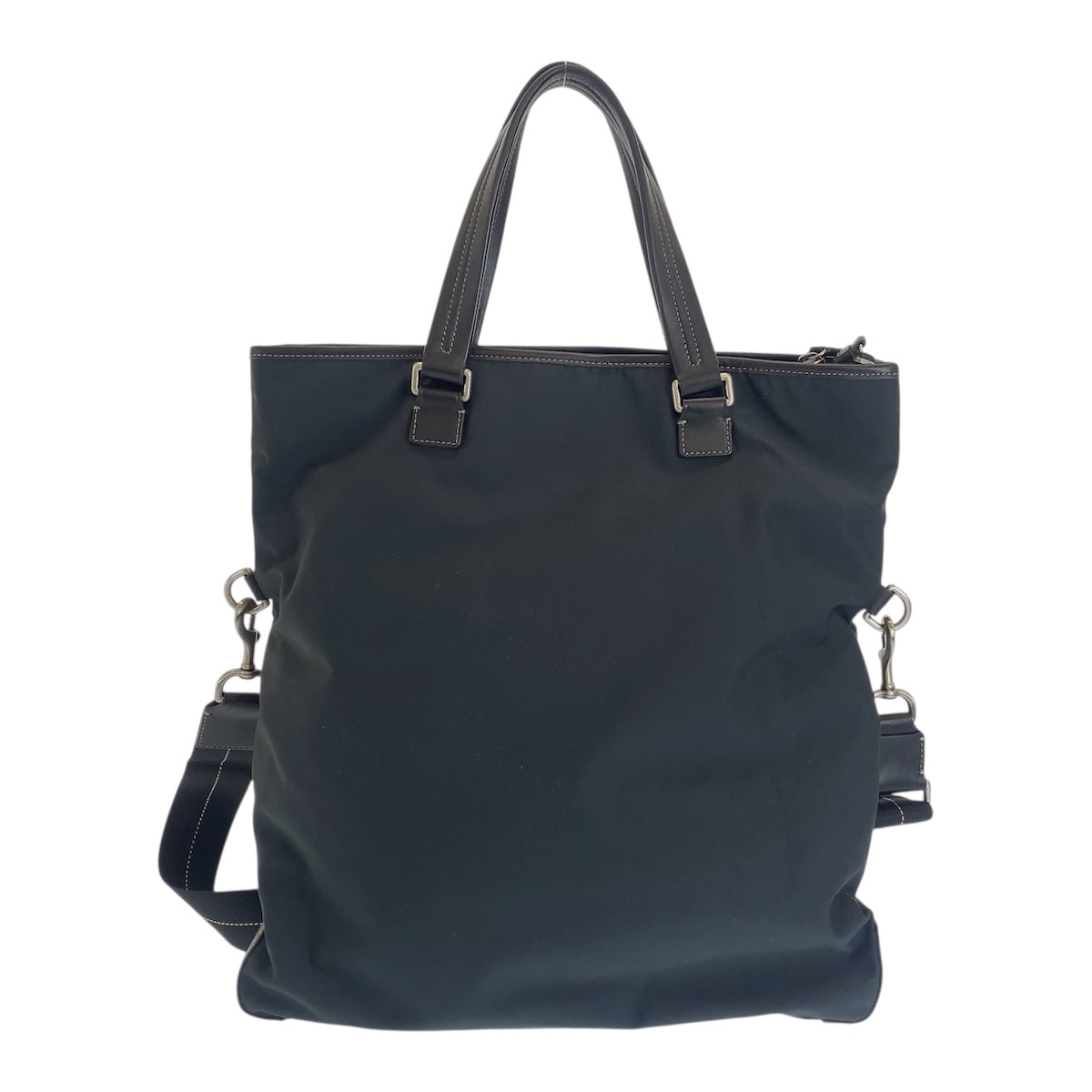 20725
COACH コーチ ブラック 黒 シルバー金具 ナイロン / レザー F70682 トートバッグ ショルダーバッグ 2way メンズ ABP6