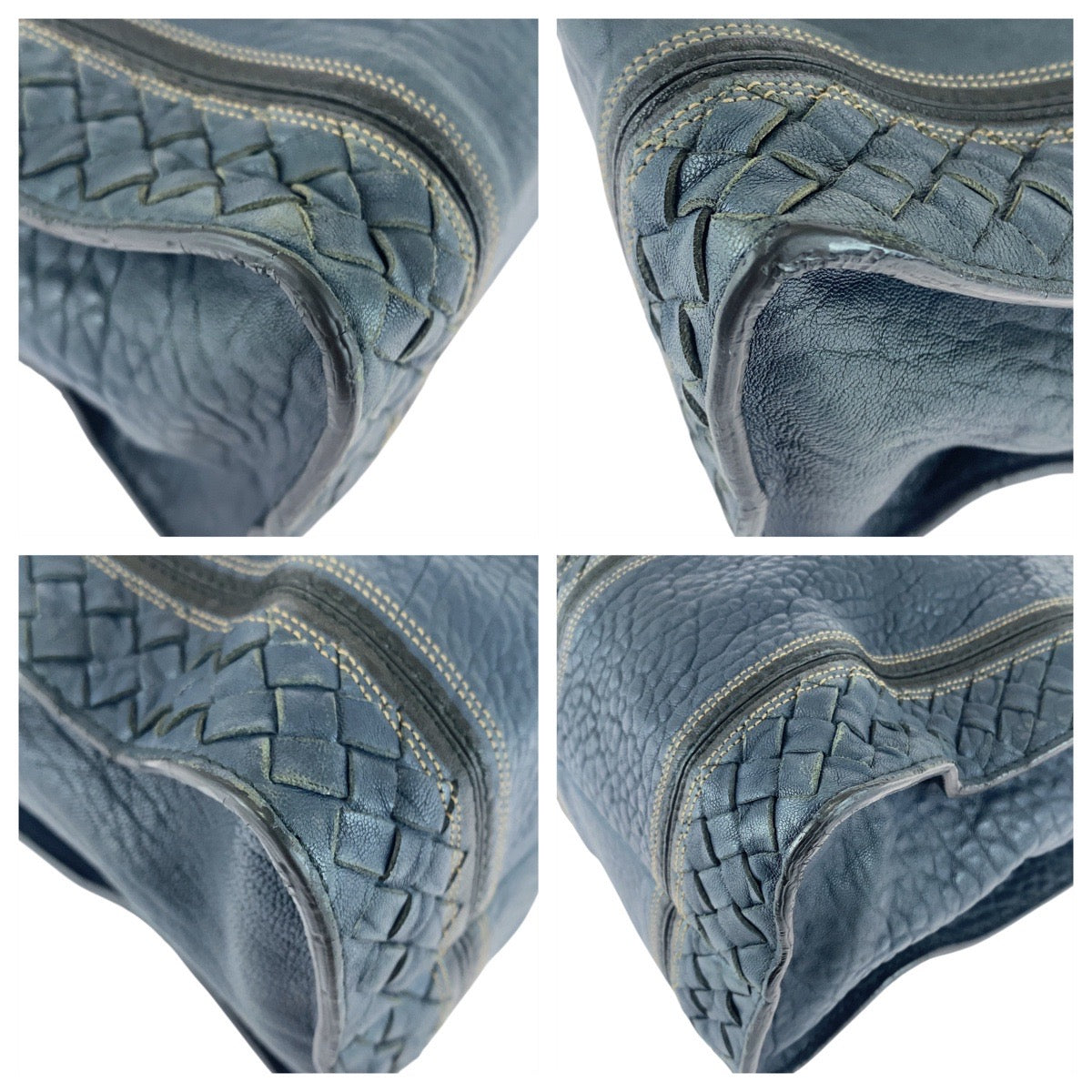 20730
BOTTEGAVENETA ボッテガヴェネタ イントレチャート ネイビー ブラック レザー BO1375306V ビジネスバッグ ブリーフケース メンズ ABP75