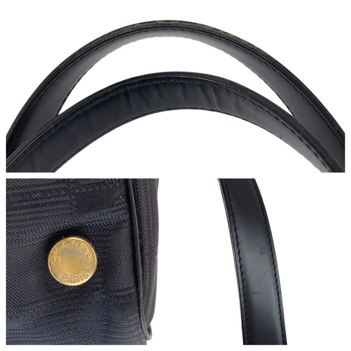 20746
CHANEL シャネル ニュートラベルライン トートMM ブラック 黒 ゴールド金具 ナイロン トートバッグ ショルダーバッグ レディース A50