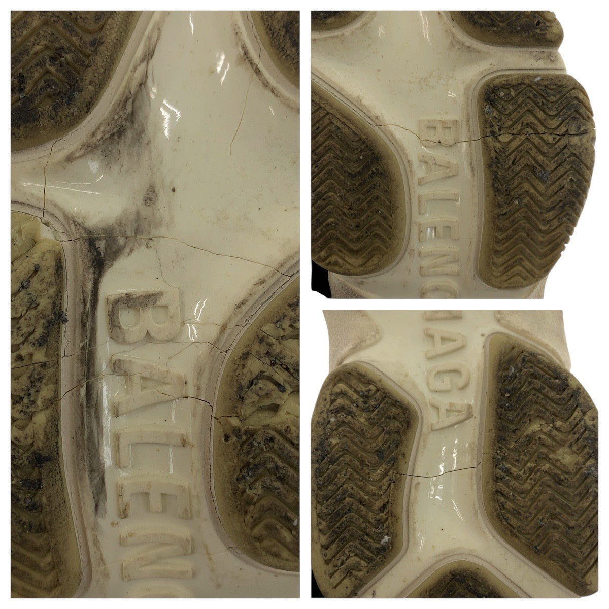 20747
BALENCIAGA バレンシアガ TRIPLE S サイズ40 グレー マルチカラー キャンバス / レザー 533883 スニーカー メンズ AB21