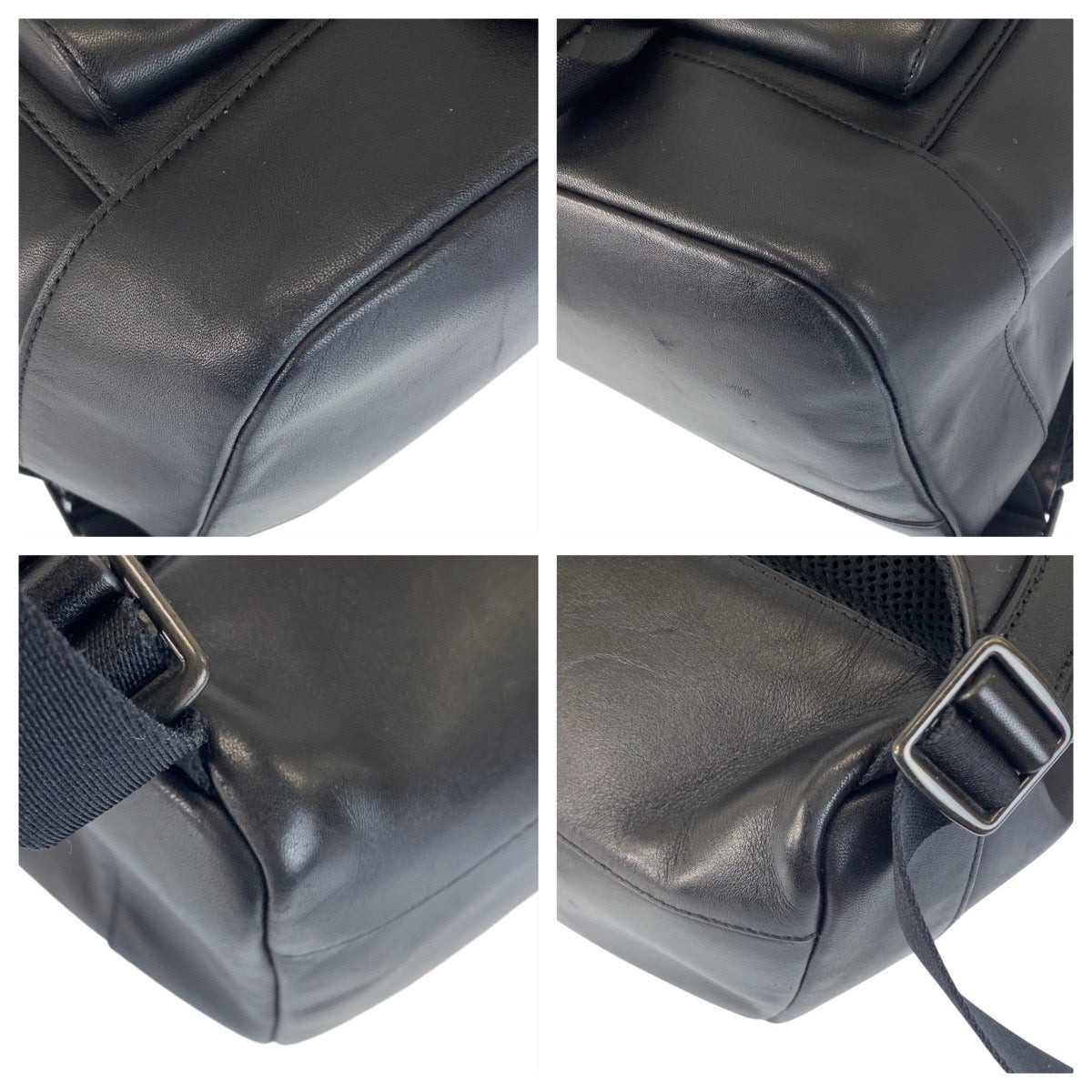 20748
COACH コーチ トラック ブラック 黒 シルバー金具 レザー C2710 リュックサック バッグパック メンズ ABP23