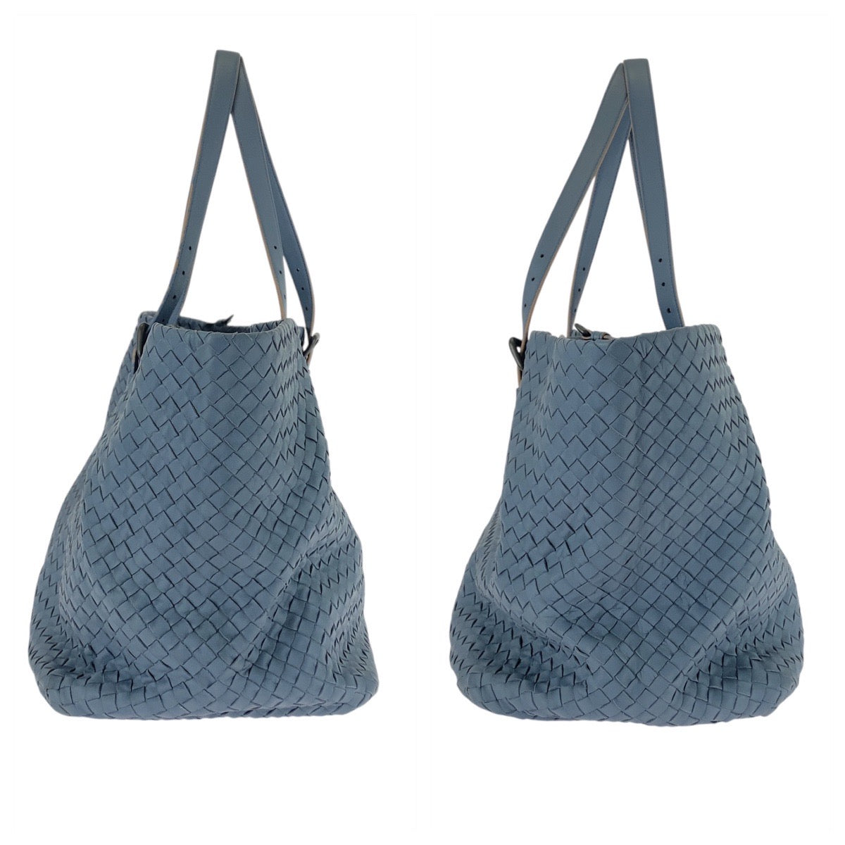 20750
BOTTEGAVENETA ボッテガヴェネタ イントレチャート ミラー付き ブルー レザー BD1445020W トートバッグ ショルダーバッグ レディース ABP90