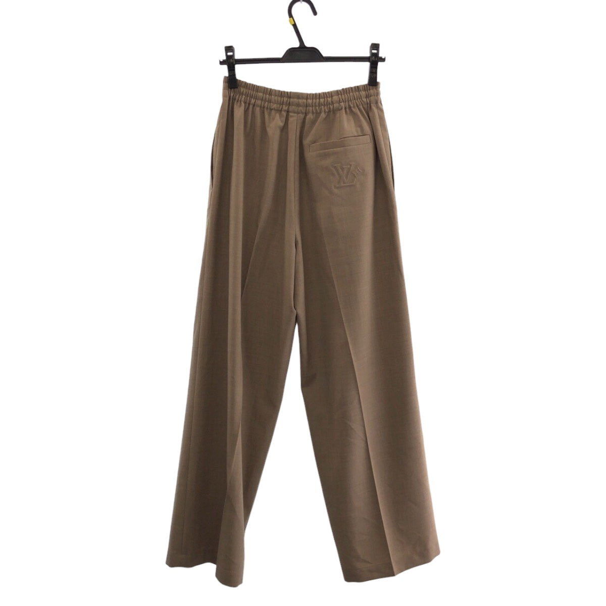 20754
LOUIS VUITTON ルイヴィトン サイズ48 ベージュ ウール ドローストリングパンツ トラウザー メンズ S80