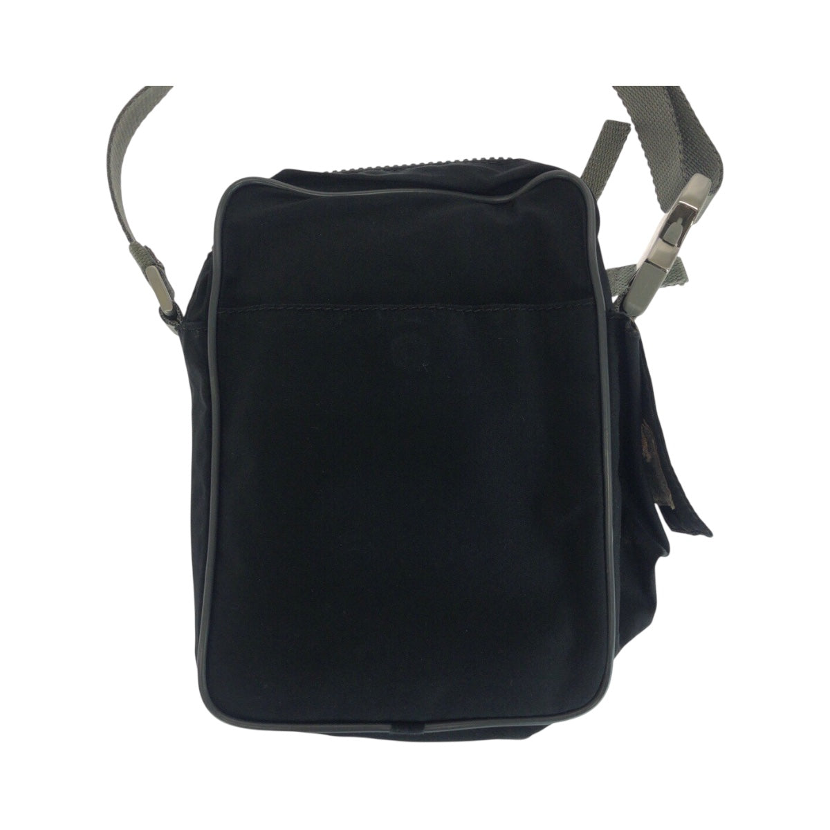 20758
PRADA SPORTS プラダスポーツ テスート ブラック 黒 シルバー金具 ナイロン ショルダーバッグ ポシェット レディース ABP30