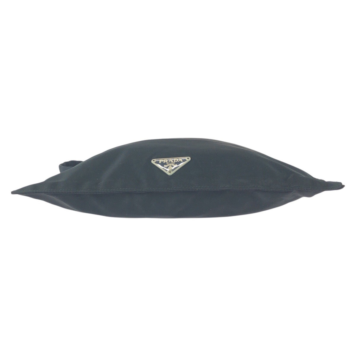 20760
PRADA プラダ テスート 三角ロゴプレート ブラック 黒 シルバー金具 ナイロン ショルダーバッグ ポシェット レディース ABP35