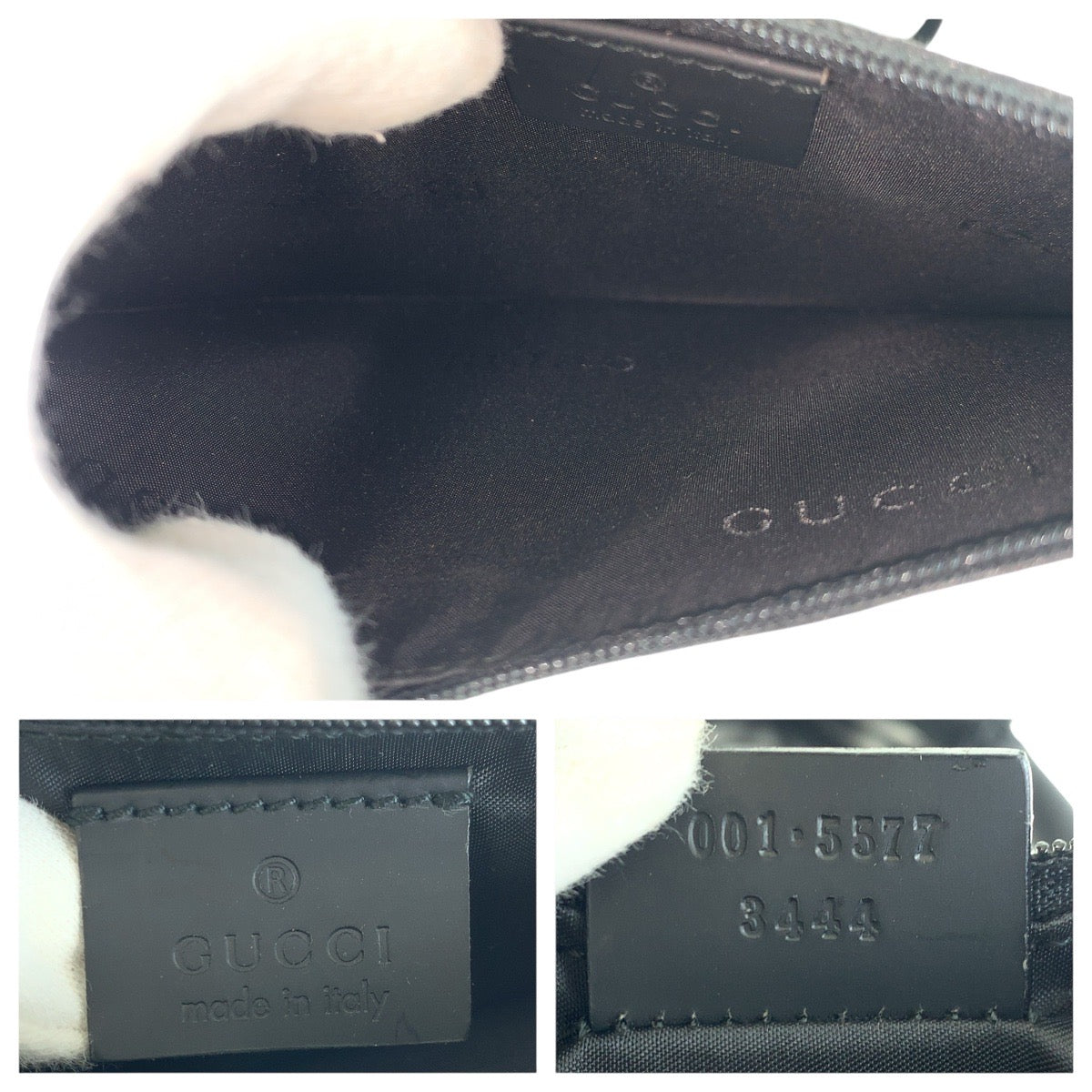 20766
GUCCI グッチ バンブー メッシュ ブラック 黒 シルバー金具 ナイロン / レザー 001.5577 トートバッグ ハンドバッグ レディース ABP28