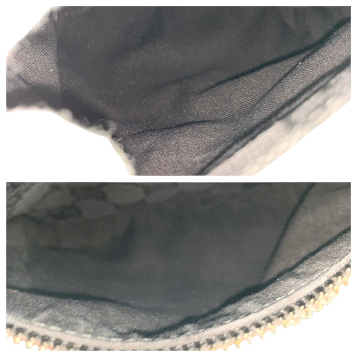 20768
GUCCI グッチ ブラック 黒 シルバー金具 GGキャンバス / レザー 28566 ボディバッグ ウエストポーチ レディース ABP42