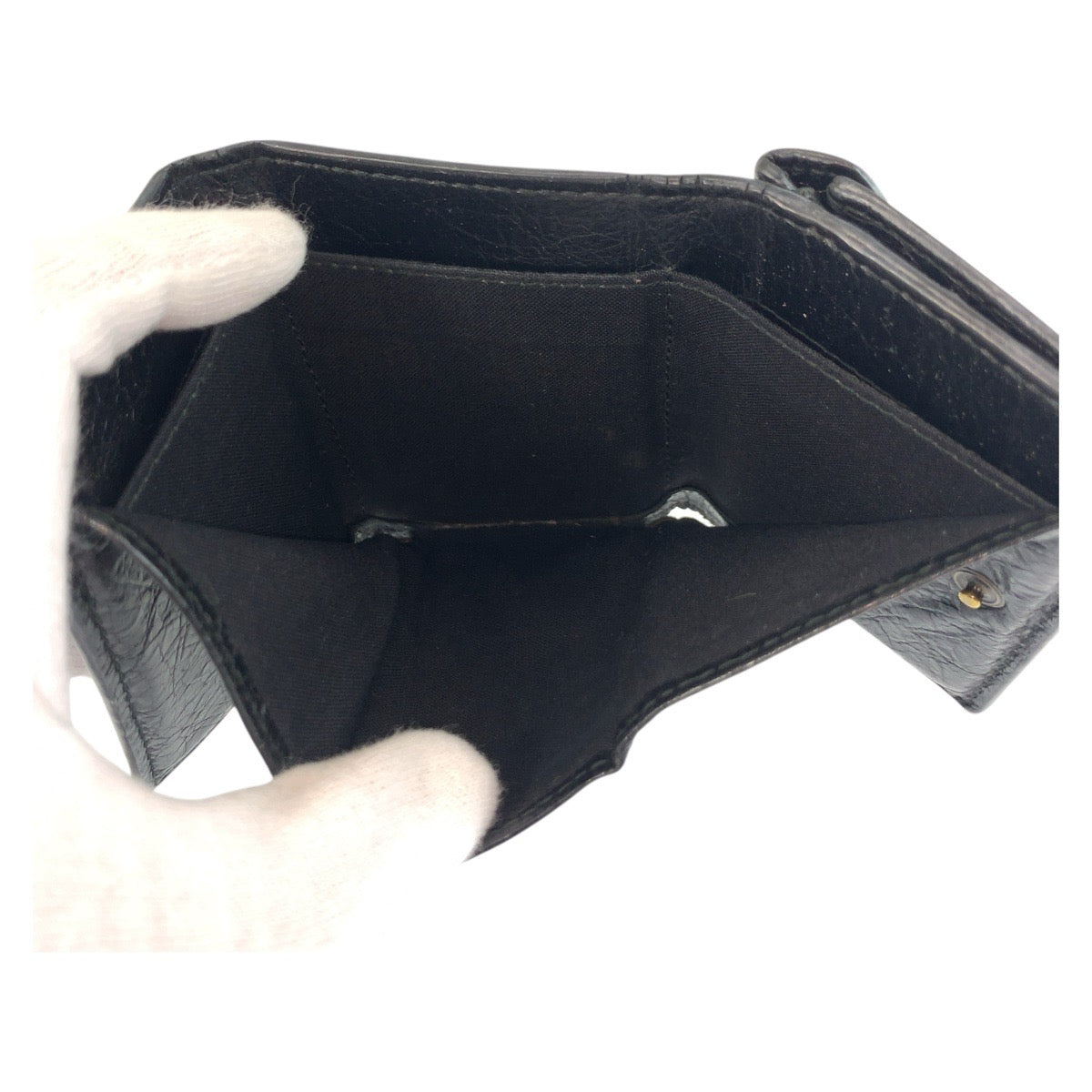 20771
BALENCIAGA バレンシアガ グラフィティ ペーパーミニ ブラック 黒 レザー 891445 1060 Y 532244 折財布 コンパクトウォレット メンズ AB18