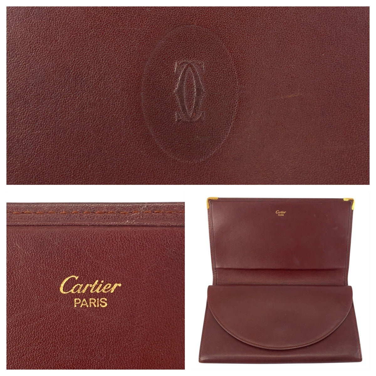 20772
CARTIER カルティエ マストライン ボルドー ゴールド金具 レザー 長財布 ロングウォレット レディース ABP14