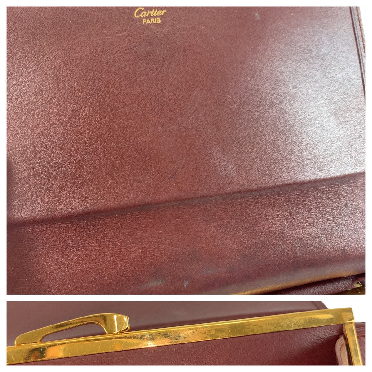 20772
CARTIER カルティエ マストライン ボルドー ゴールド金具 レザー 長財布 ロングウォレット レディース ABP14