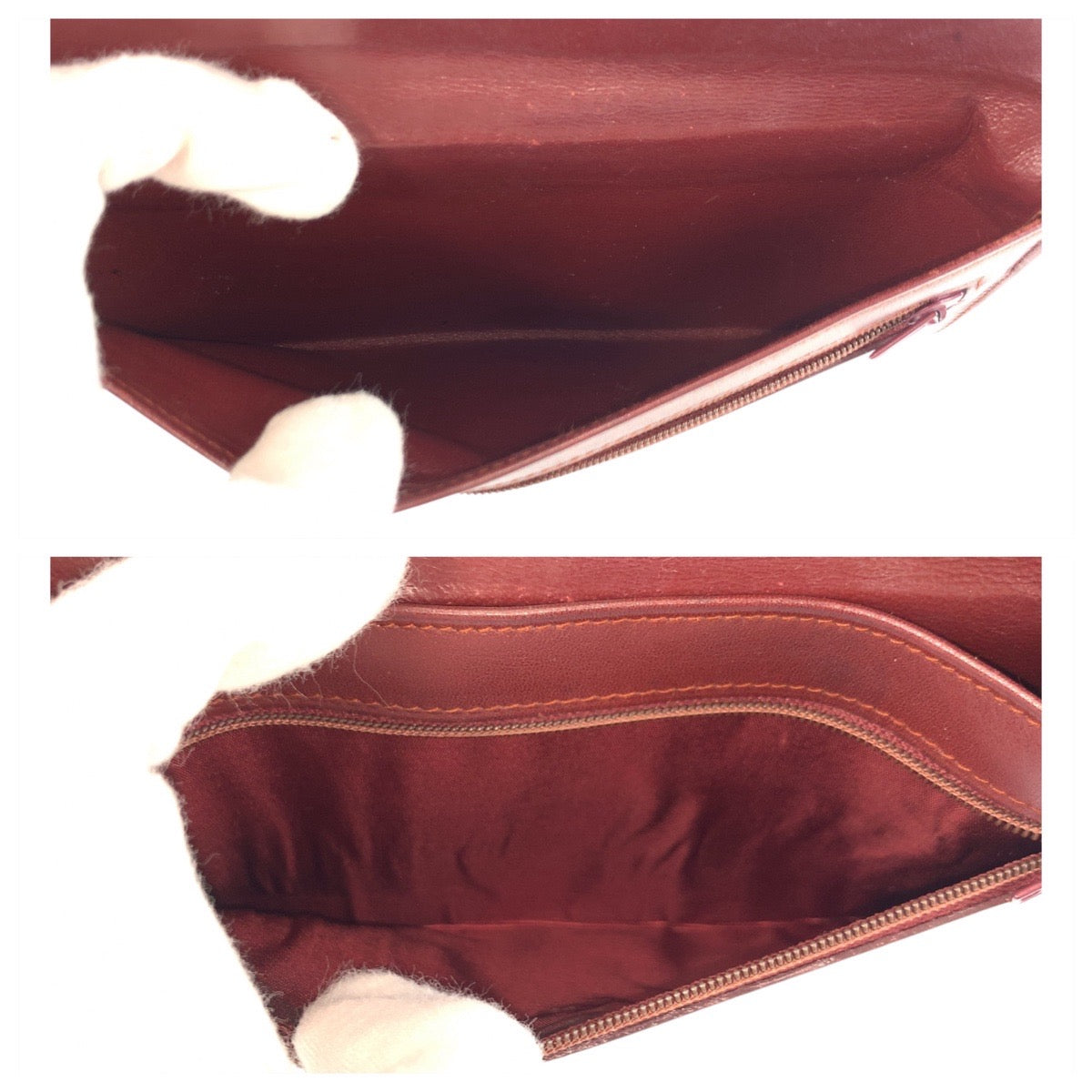 20772
CARTIER カルティエ マストライン ボルドー ゴールド金具 レザー 長財布 ロングウォレット レディース ABP14