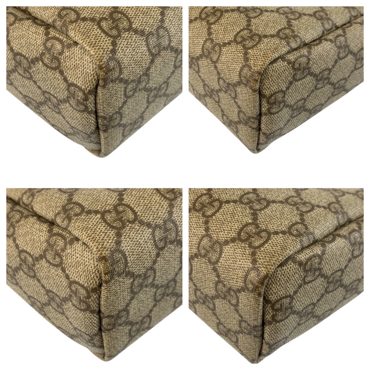 20775
GUCCI グッチ ベージュ ブラウン GGスプリームキャンバス / レザー 101633 クラッチバッグ セカンドバッグ メンズ ABP20