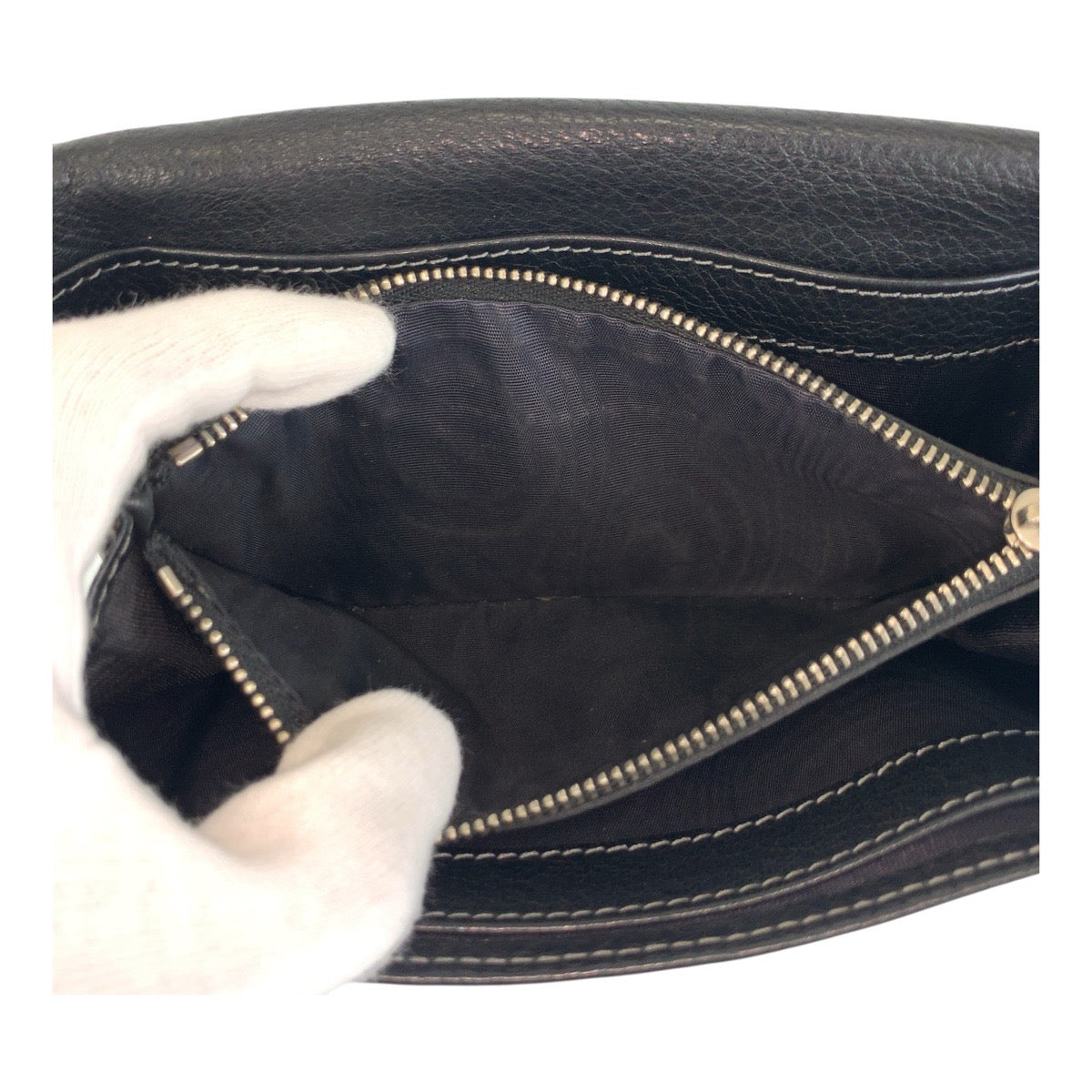 20783
Chloe Paddington Black Gold Hardware Leather 370090 Long Wallet Women's ABP9