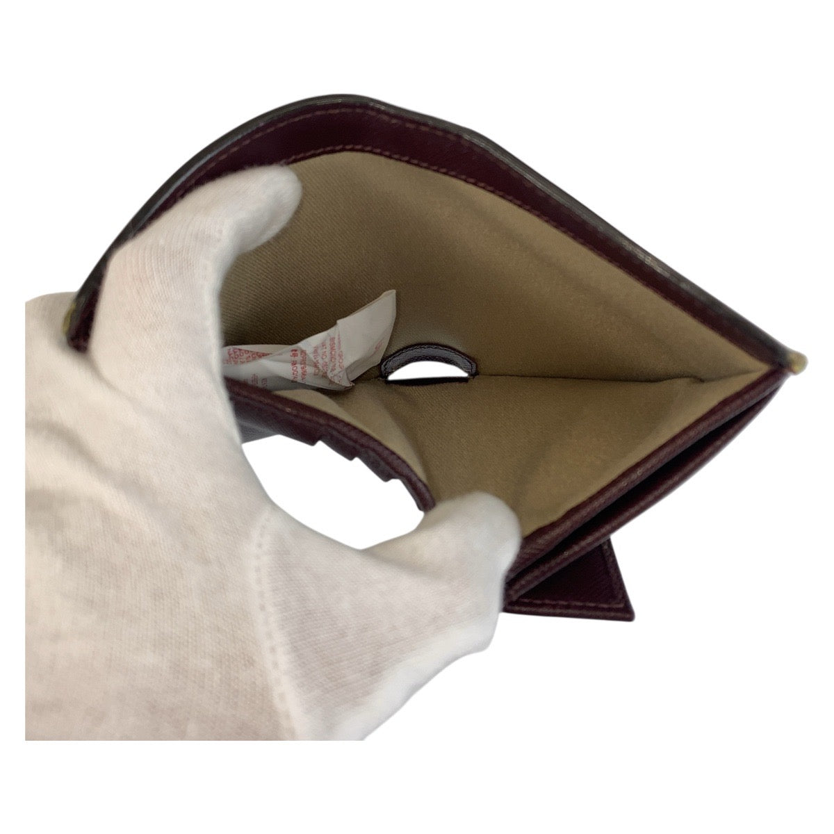 20789
MARNI マルニ ベージュ ブラウン ゴールド金具 レザー 折財布 コンパクトウォレット レディース AB9