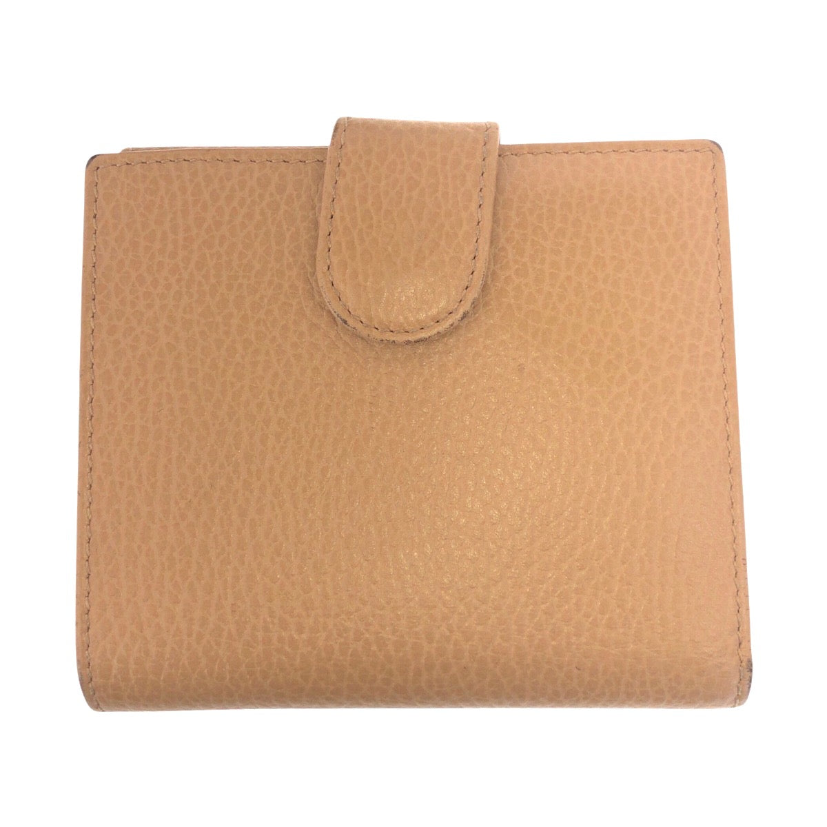 20792
GUCCI グッチ インターロッキング ベージュ ゴールド金具 レザー 615525 折財布 コンパクトウォレット レディース ABP20