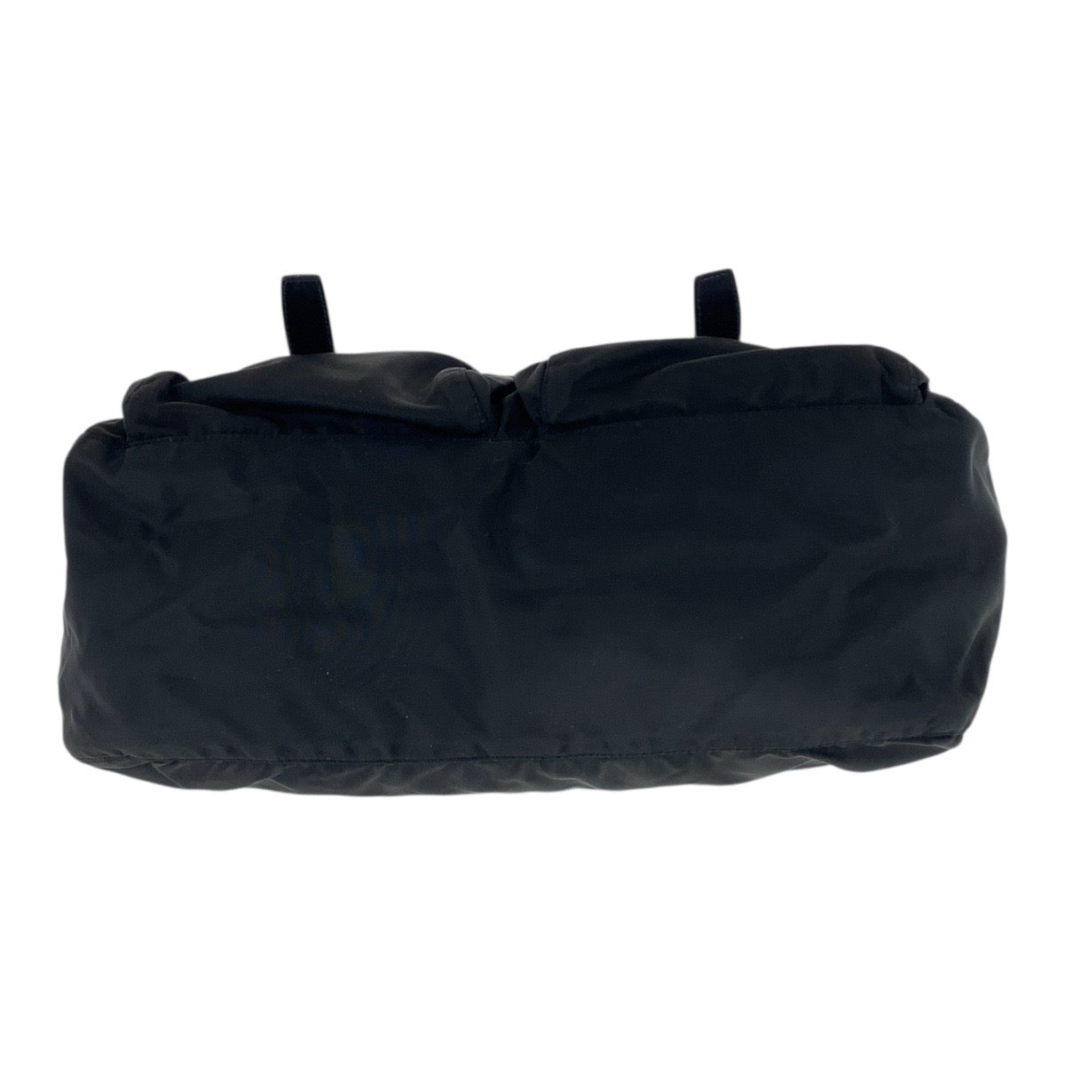 20796
PRADA プラダ テスート 三角ロゴプレート ブラック 黒 シルバー金具 ナイロン / レザー ショルダーバッグ メッセンジャーバッグ レディース ABP37