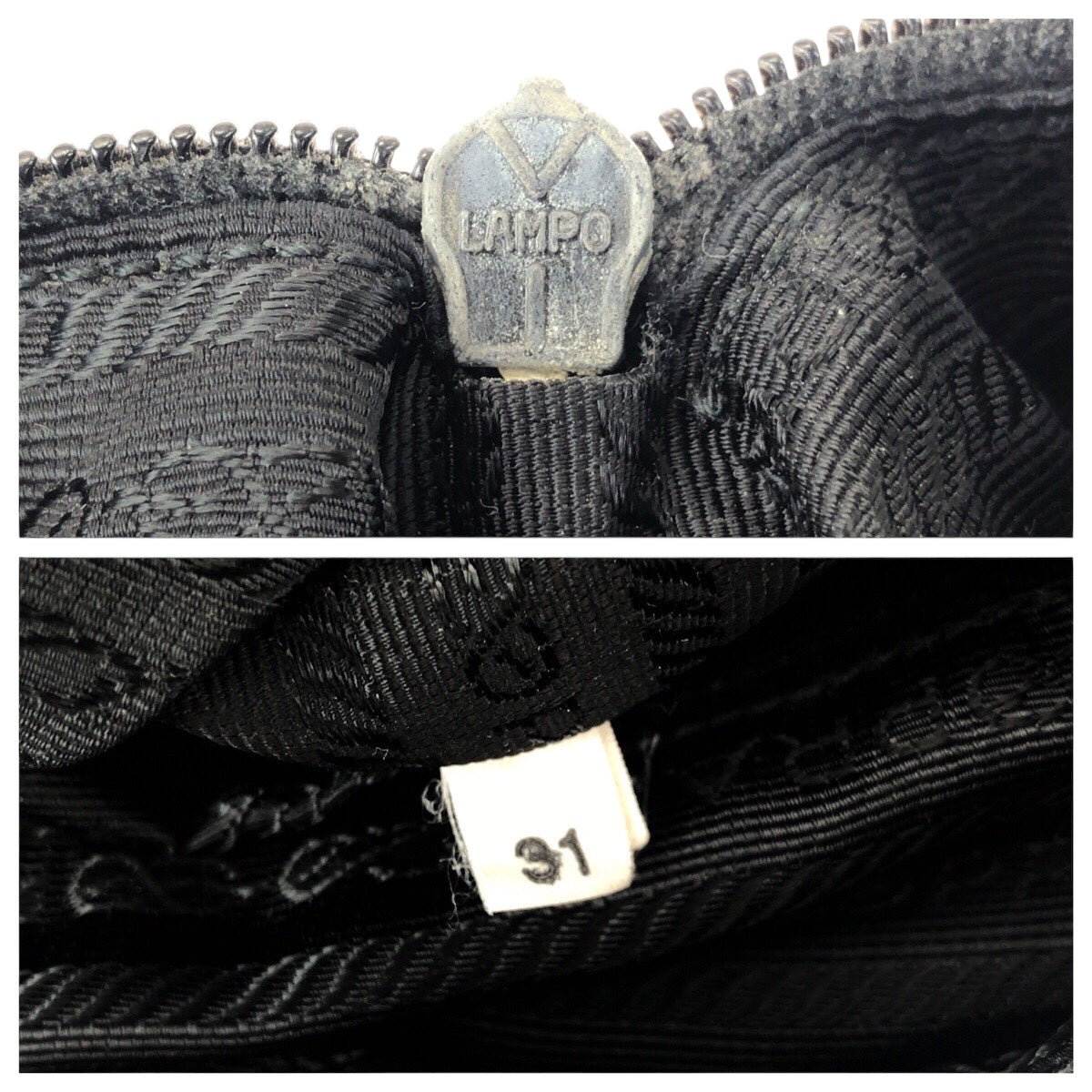 20797
PRADA プラダ テスート 三角ロゴプレート ブラック 黒 シルバー金具 ナイロン ショルダーバッグ メッセンジャーバッグ レディース ABP30