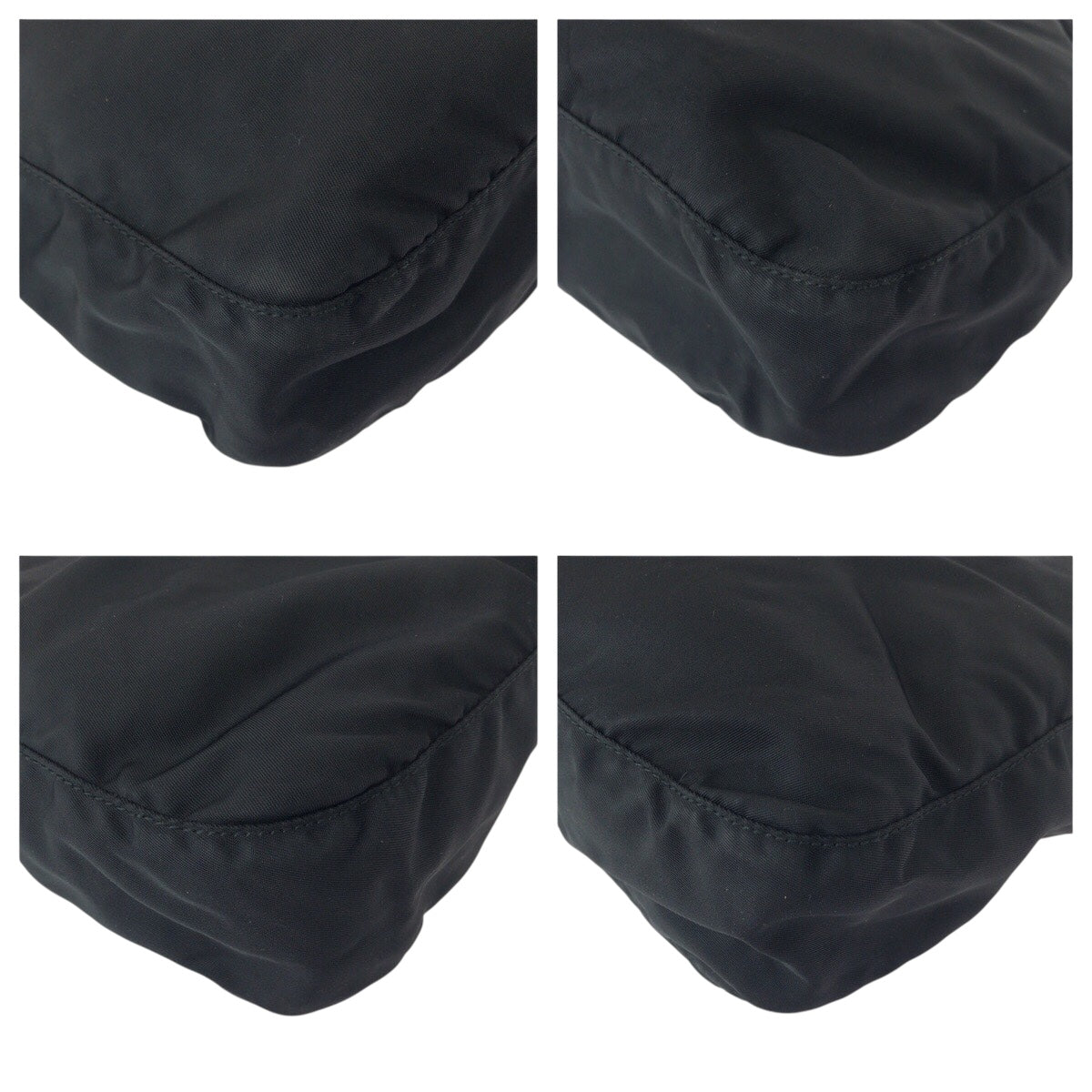 20797
PRADA プラダ テスート 三角ロゴプレート ブラック 黒 シルバー金具 ナイロン ショルダーバッグ メッセンジャーバッグ レディース ABP30