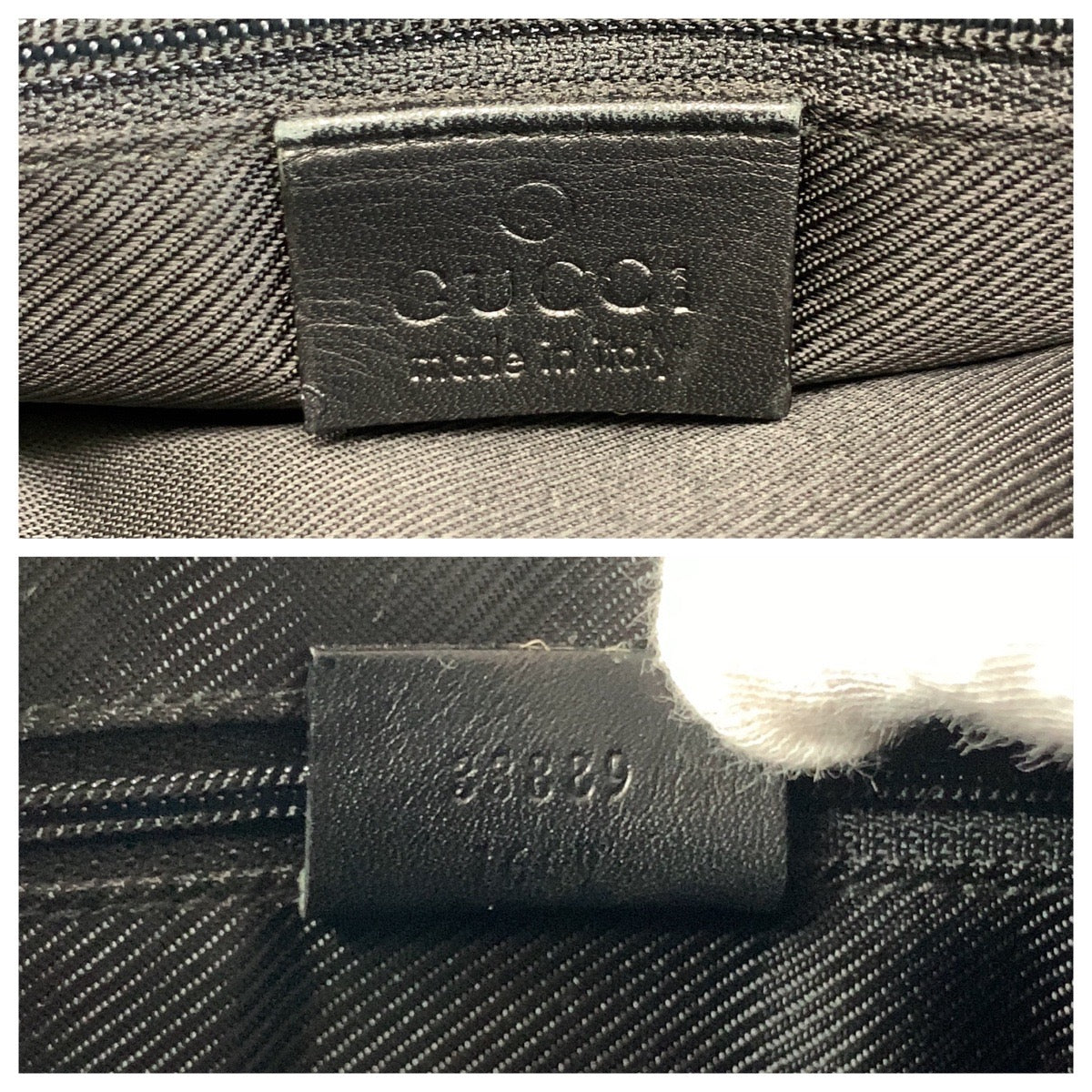 20798
GUCCI グッチ ブラック 黒 GGキャンバス / レザー 33889 トートバッグ ショルダーバッグ レディース ABP42