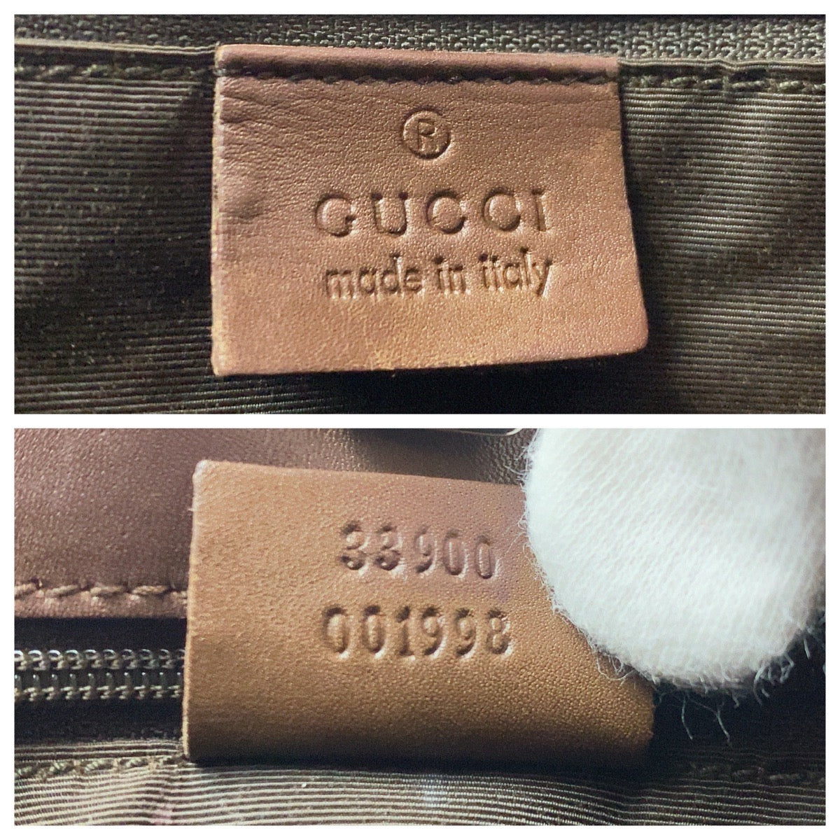 20803
GUCCI グッチ ブラウン シルバー金具 GGキャンバス / レザー 33900 ショルダーバッグ レディース ABP28