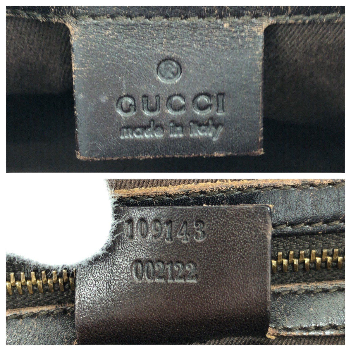 20804
GUCCI グッチ ベージュ ブラウン ゴールド金具 GGキャンバス / レザー 109143 ショルダーバッグ ハンドバッグ 2way レディース AB22
